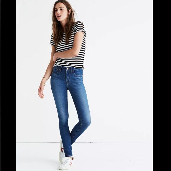 MADEWELL | 9” High Rise Skinny Jeans (24) - Picture 1 of 7
